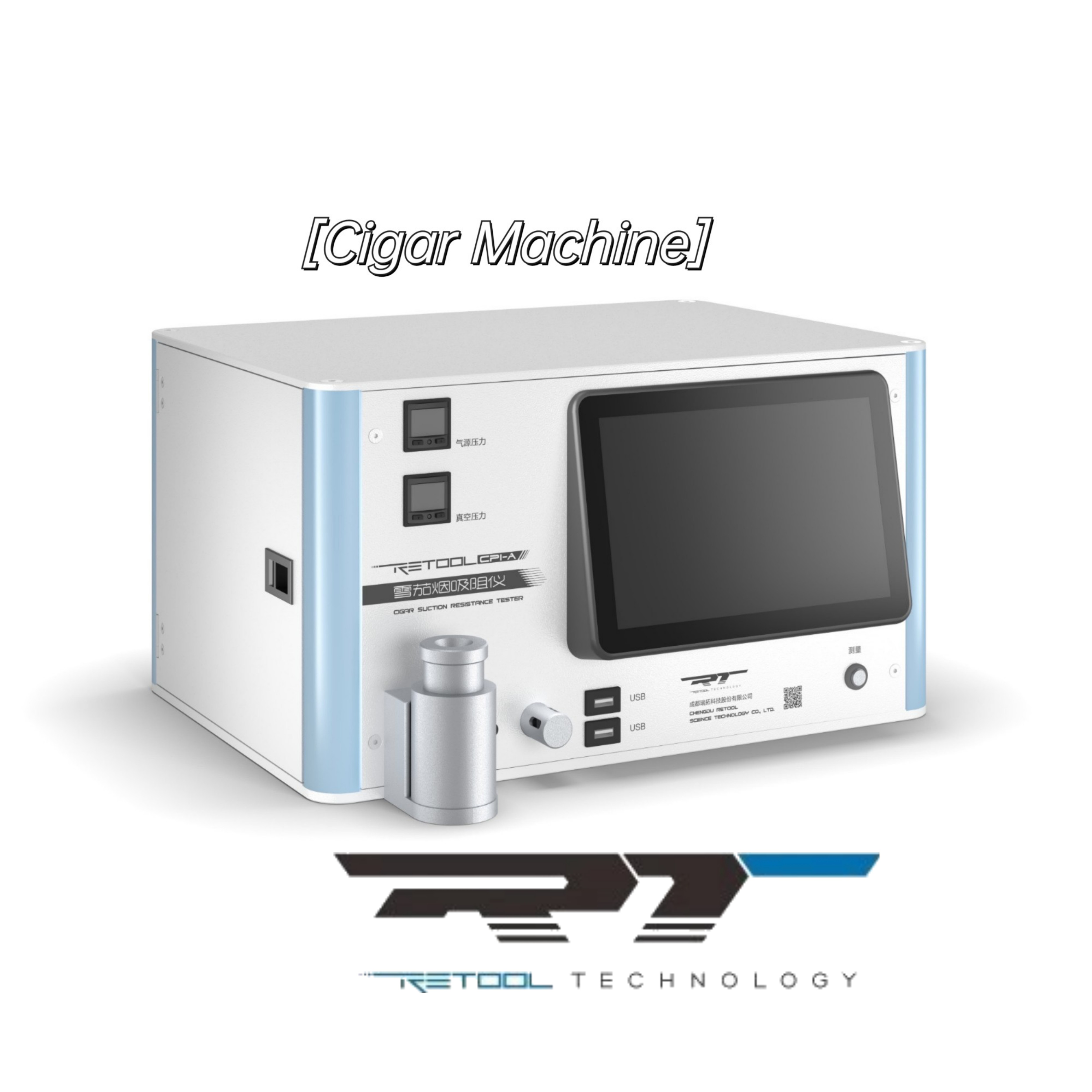 CPI-A CFO Gas Flow Cigarette Machine AC220V Settable Sample Suction Time